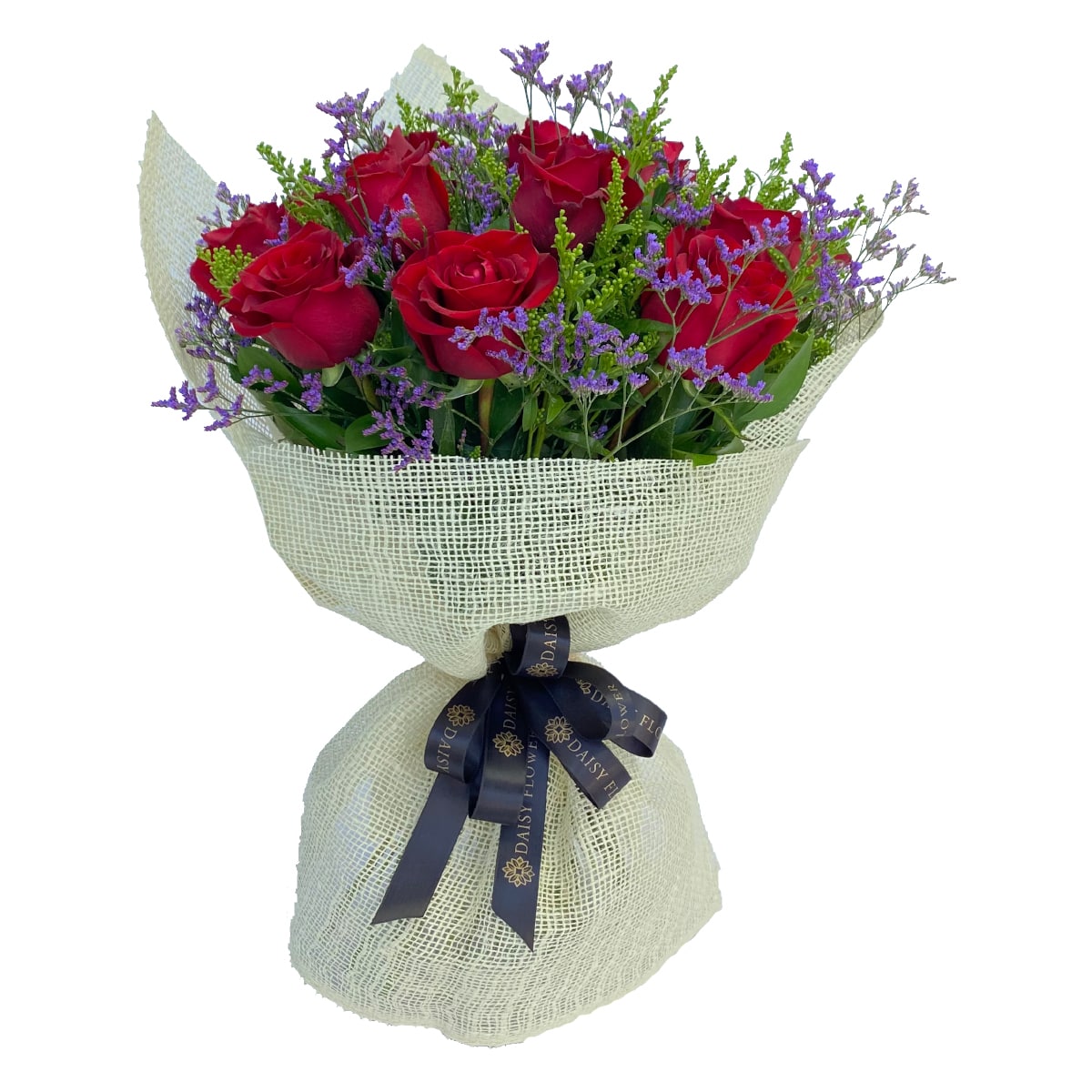 flower-bouquet-contains-red-roses-Soladago-Limonium-Grennery-daisy-flower-egypt