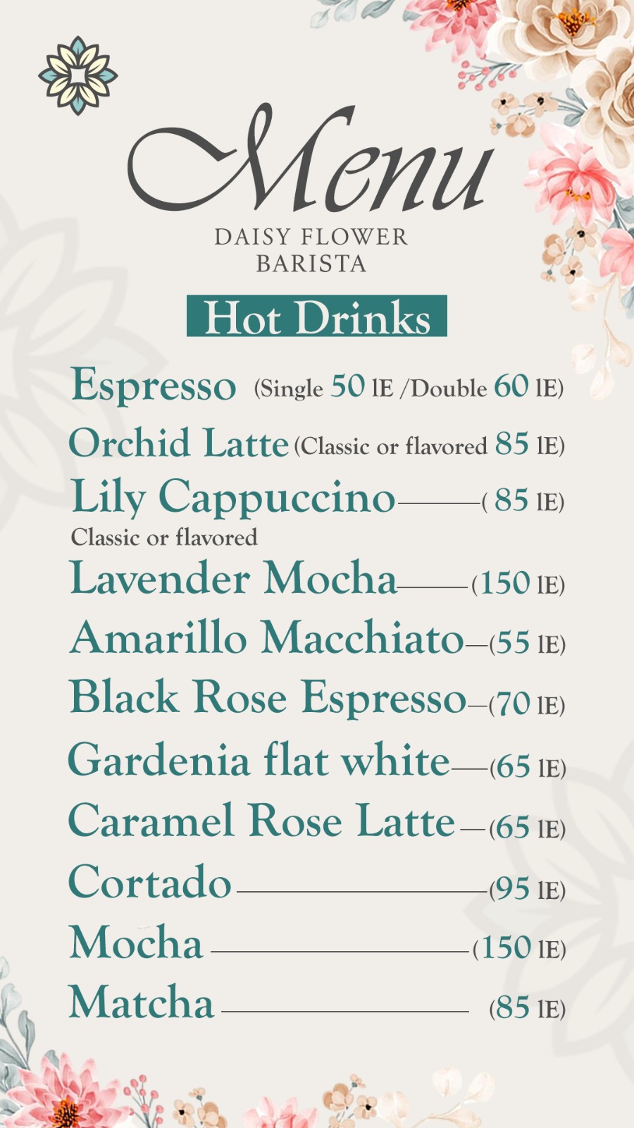 Daisy-Flower-Barista-Menu